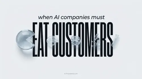 When AI companies must eat their customers